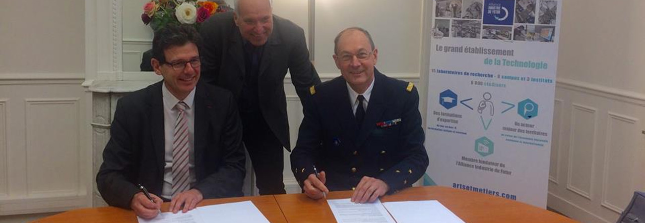 Visuel de la signature du partenariat