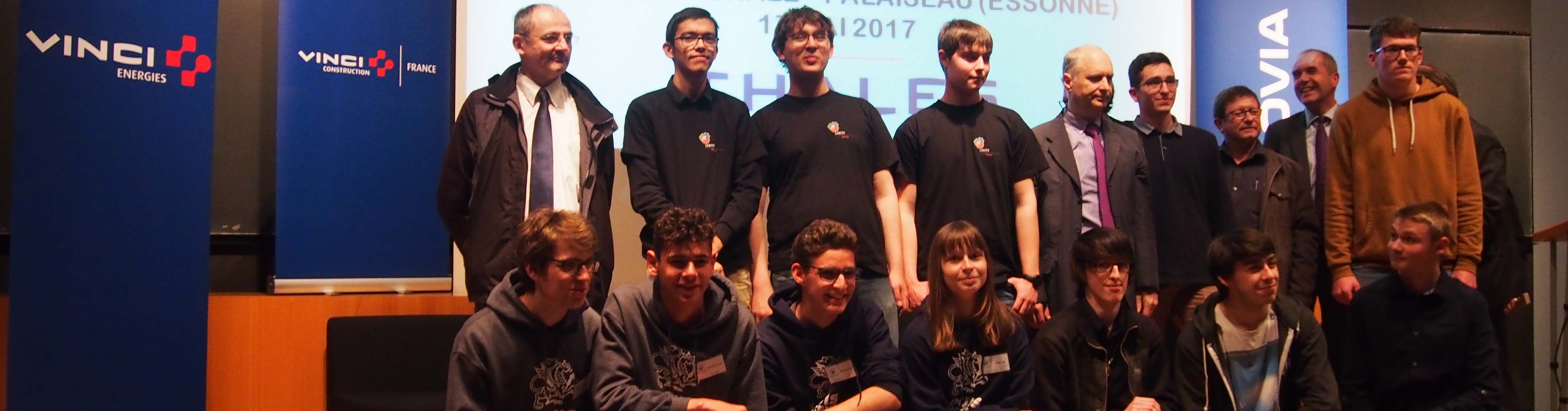 Equipes primées Olympiades SI 2017 - Metz