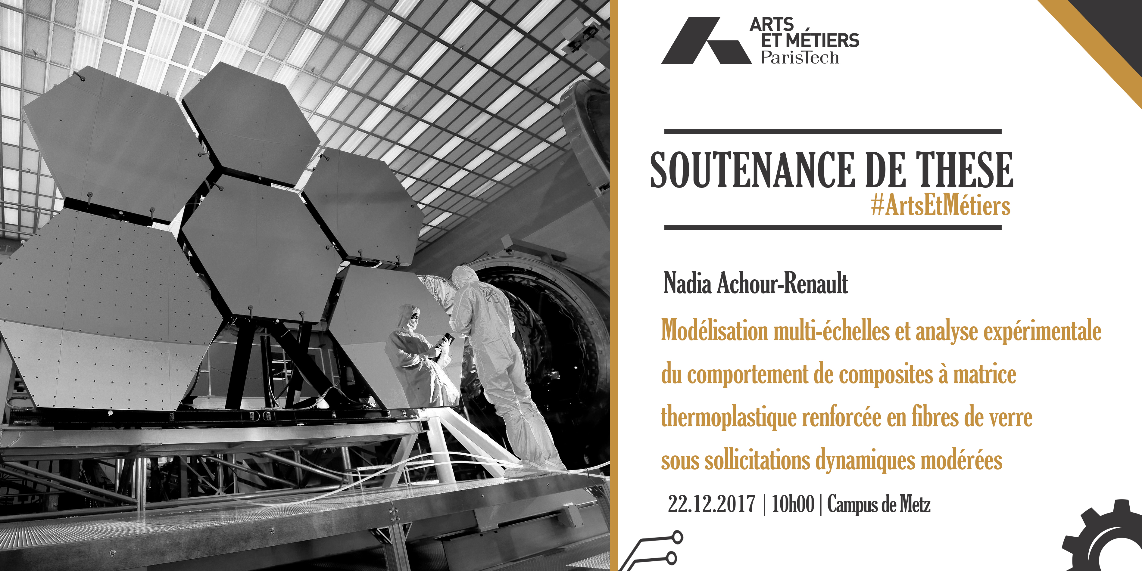 Soutenance de thèse de Nadia Achour Renault - LEM3