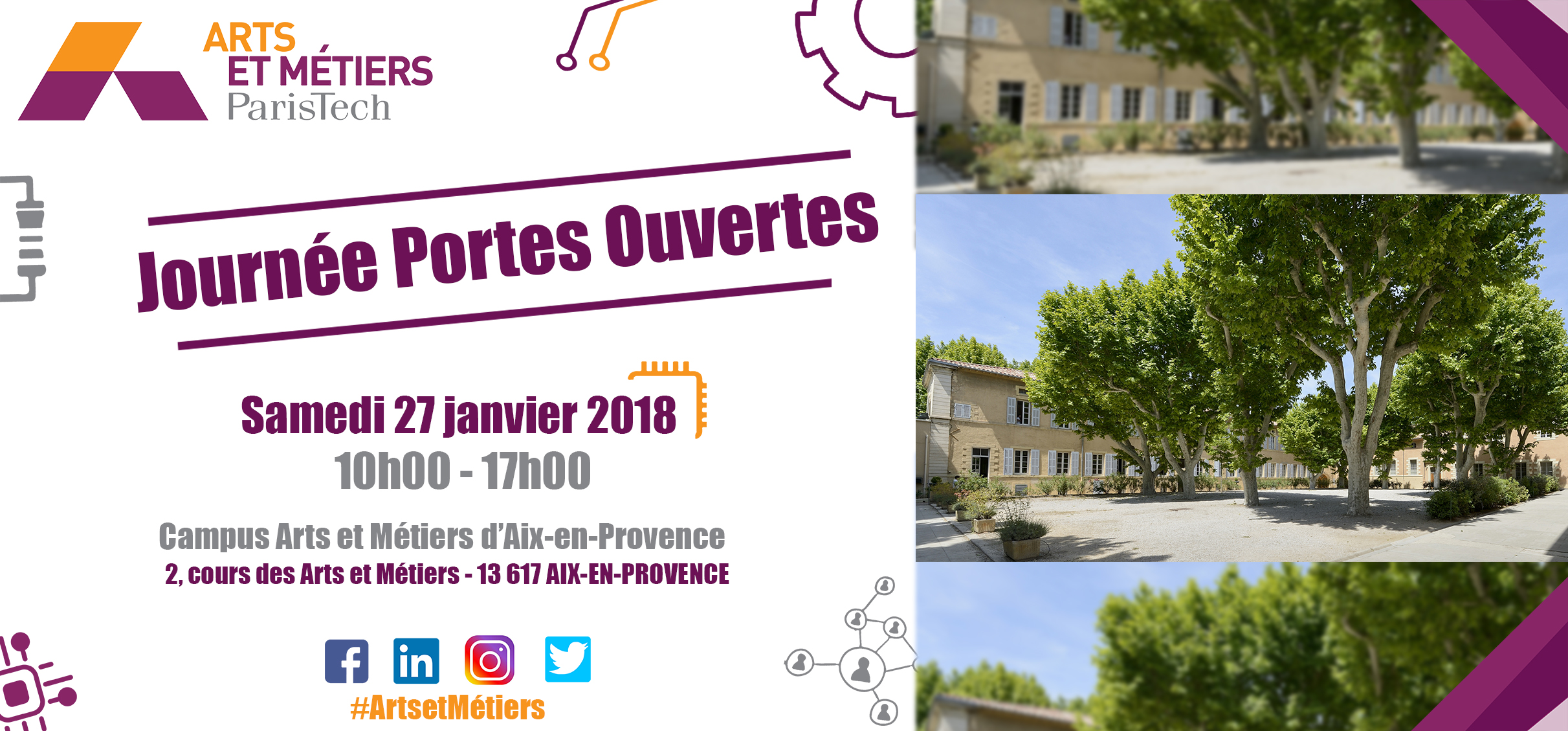 Journée portes ouvertes 2018 sur le campus Arts et Métiers d'Aix-en-Provence