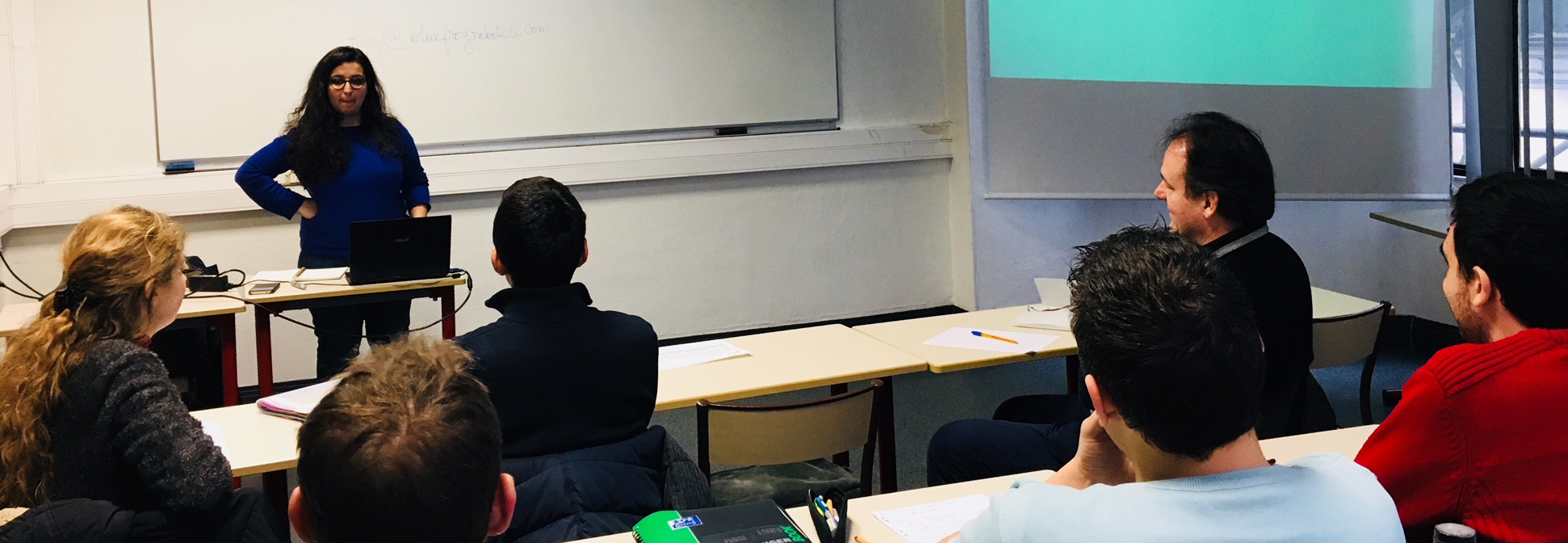 Karama Guimbal, ingénieure robotique chez BlueFrog Robotics