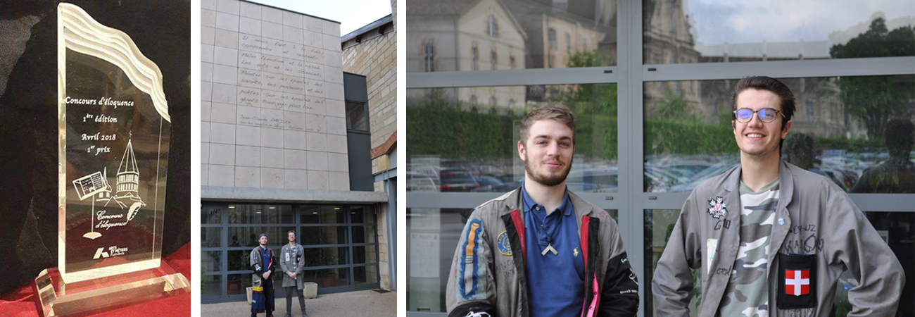 Les lauréats de la 1re édition du concours d'éloquence