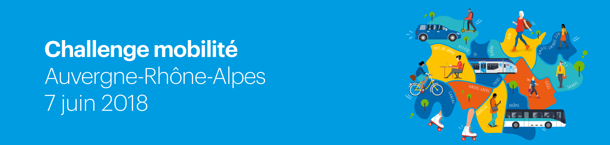 Challenge mobilité AURA 2018 Bandeau