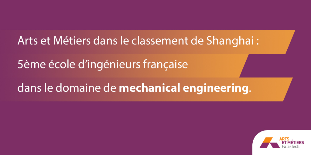 Arts et Métiers dans le classement de Shangaï 2018
