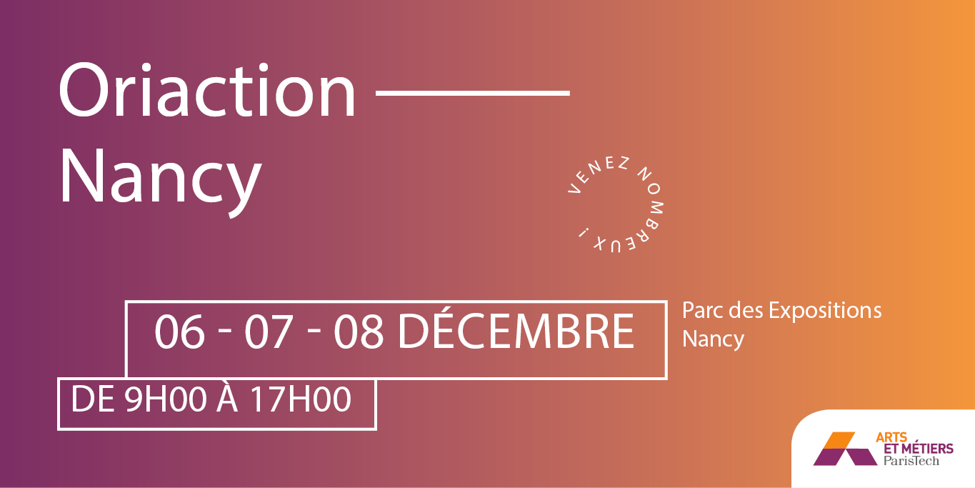 Arts et Métier sprésente ses formations d'ingénieurs au salon Oriaction