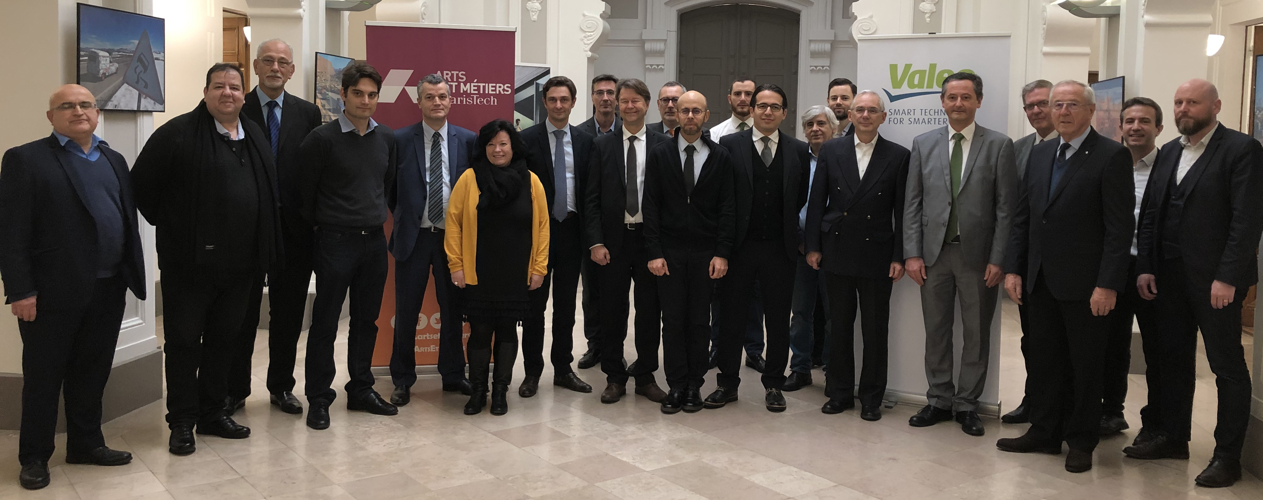 Inauguration du laboratoire commun à Dynfluid et Valeo : ISYTHERM