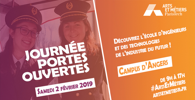 Journée porte ouverte 2019 campus Arts et Métiers d'Angers