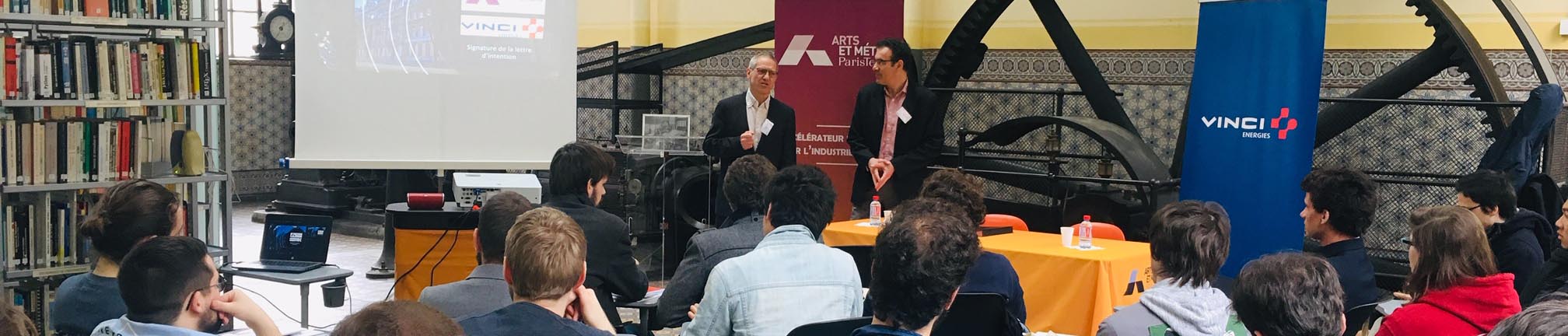 Concrétisation à Lille de la convention de mécénat signée au niveau national par Arts et Métiers et VINCI Energies 