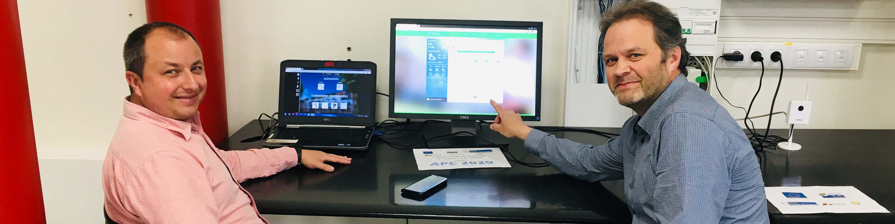 Thomas Roillet et Daniel Marin, ingénieurs de recherche en génie électrique sur le campus Arts et Métiers de Lille