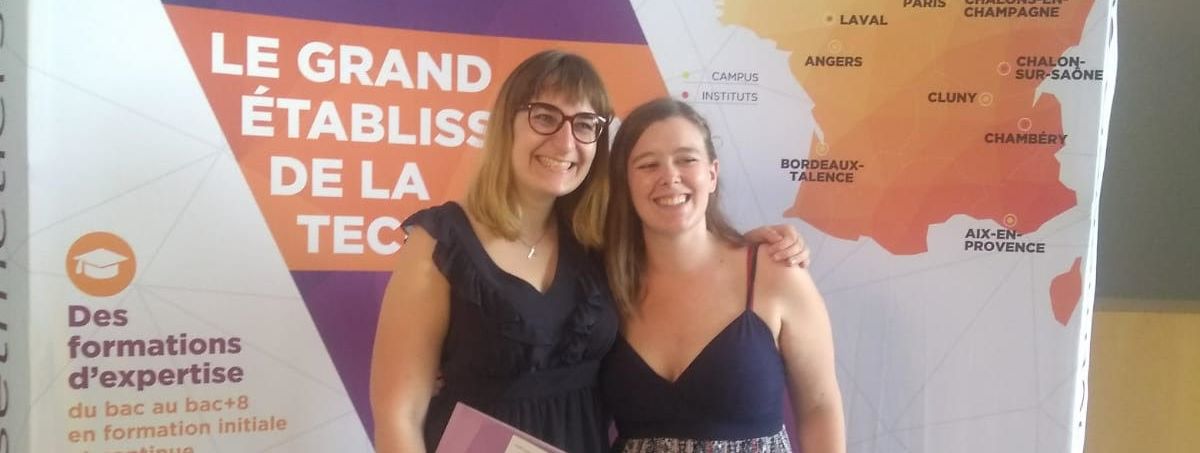 Cybèle Serin et Amandine Léonard, diplômées Arts et Métiers/KIT et ingénieures franco-allemand