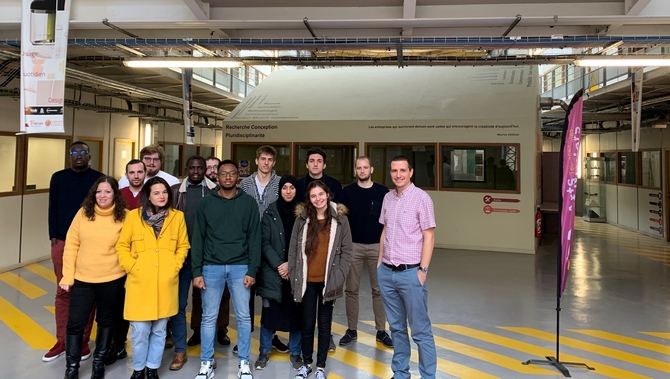 Des apprenants de la fomation organisée pour CapGemini.