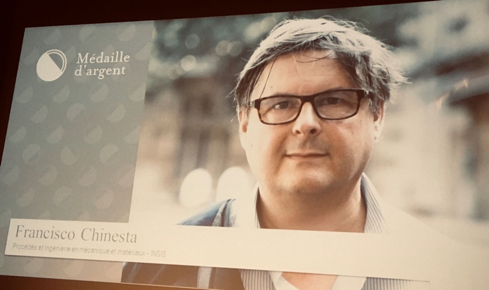 Pr. Francisco Chinesta, researcher at Arts et Métiers, awarded CNRS silver medal