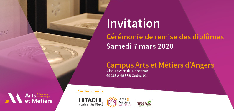 Cérémonie de remise des diplômes ingénieurs ANGERS