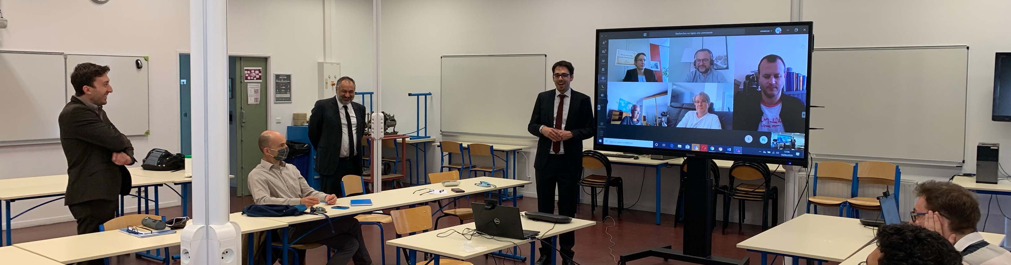 Paul Stief a soutenu sa thèse en visioconférence à l'issu du confinement