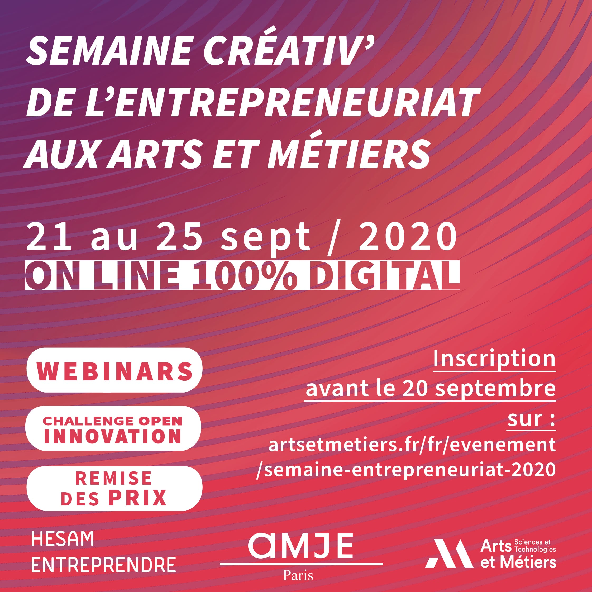 Semaine entrepreneuriat 2020
