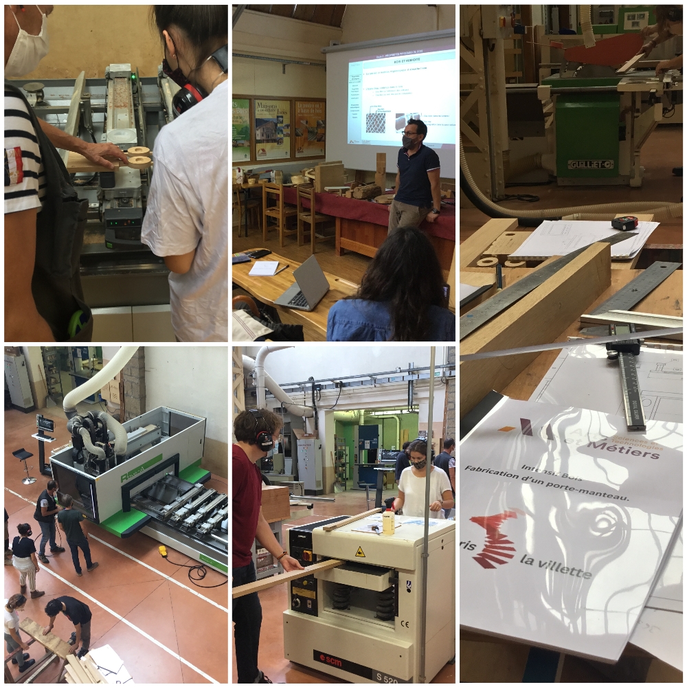 8 étudiants architectes de l'ENSAPLV en immersion sur le campus Arts et Méti