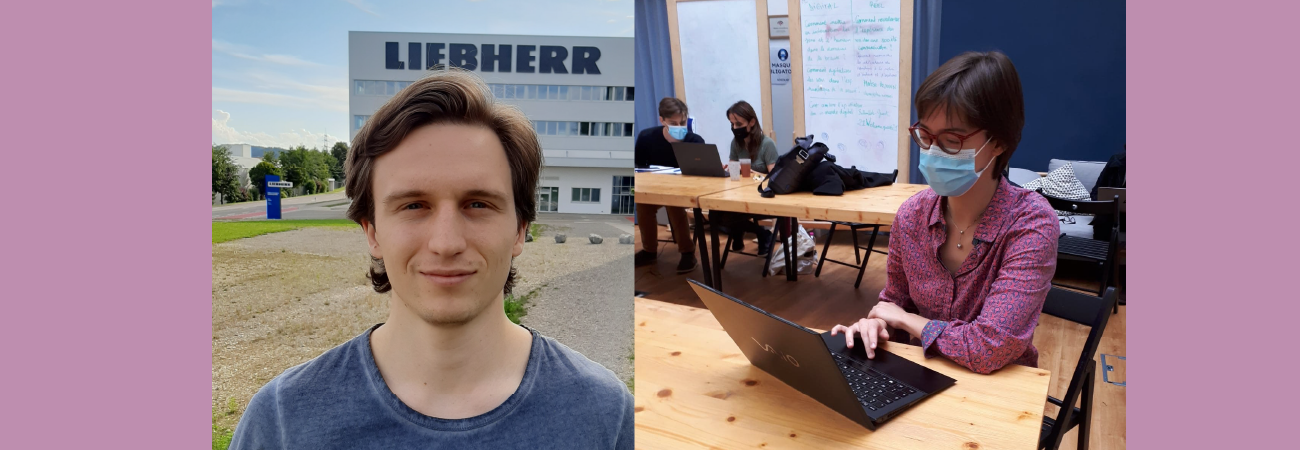 Octavie Bouy et Guillaume Verrier en double-diplôme d'ingénieur franco-allemand au KIT