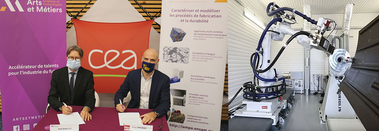 Signature arts et métiers Angers CEA TECH