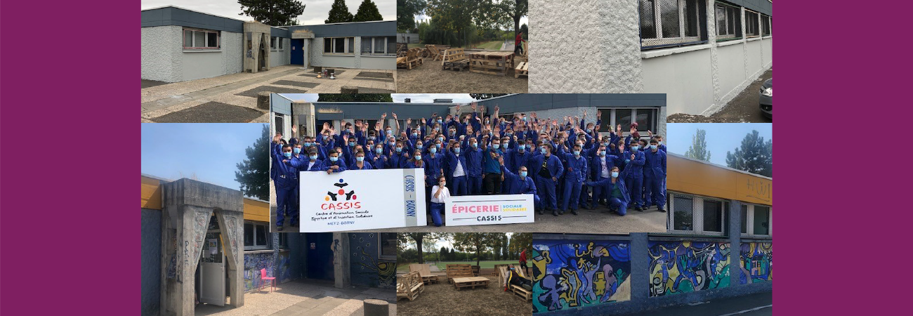 Les étudiants du campus Arts et Métiers de Metz ont rénové les locaux associatifs de l'association CASSIS