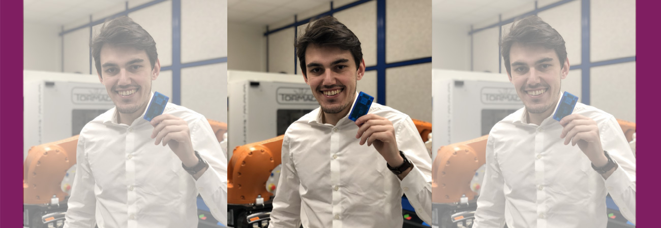 Bastien Triclot, cofondateur de Zozio, une start-up qui accompagne les entreprises vers l'industrie du futur, en pleine expansion