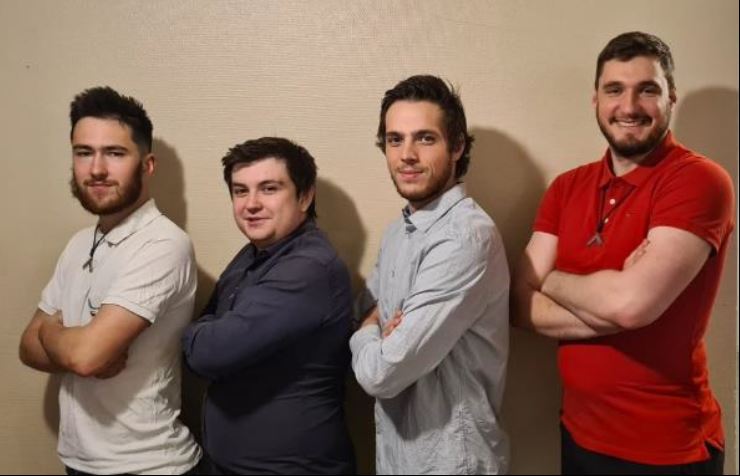 4 étudiants en 2e année du Programme Grande Ecole lauréats du prix Paroi