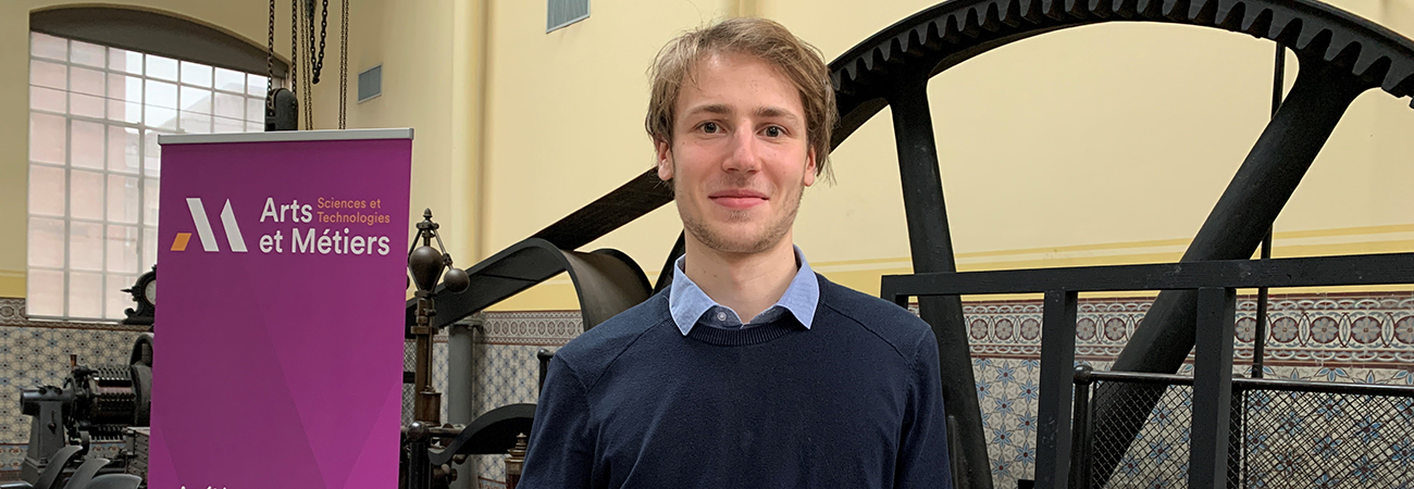 Félix Minnaert, élève ingénieur Arts et Métiers