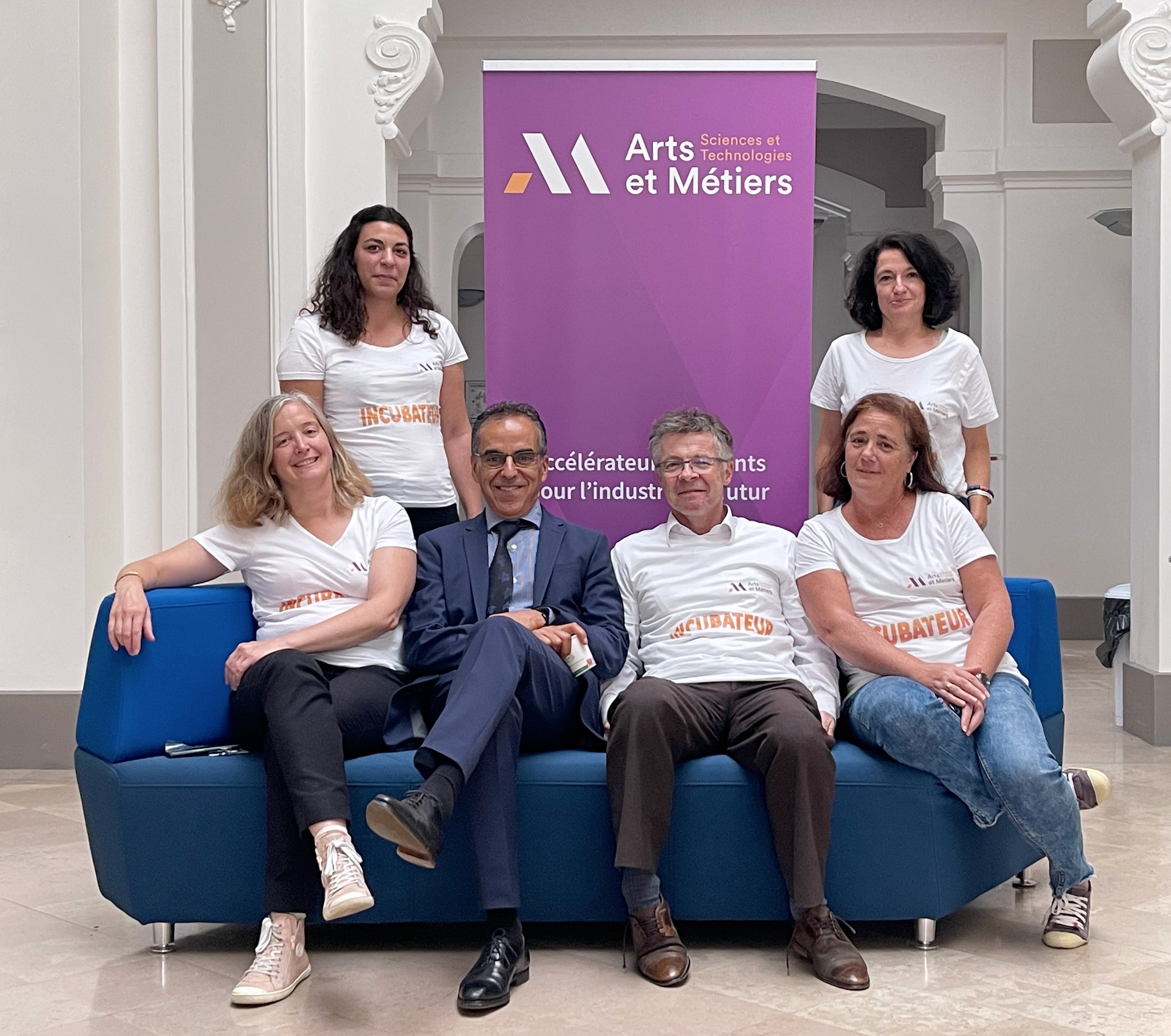 L'équipe de l’incubateur