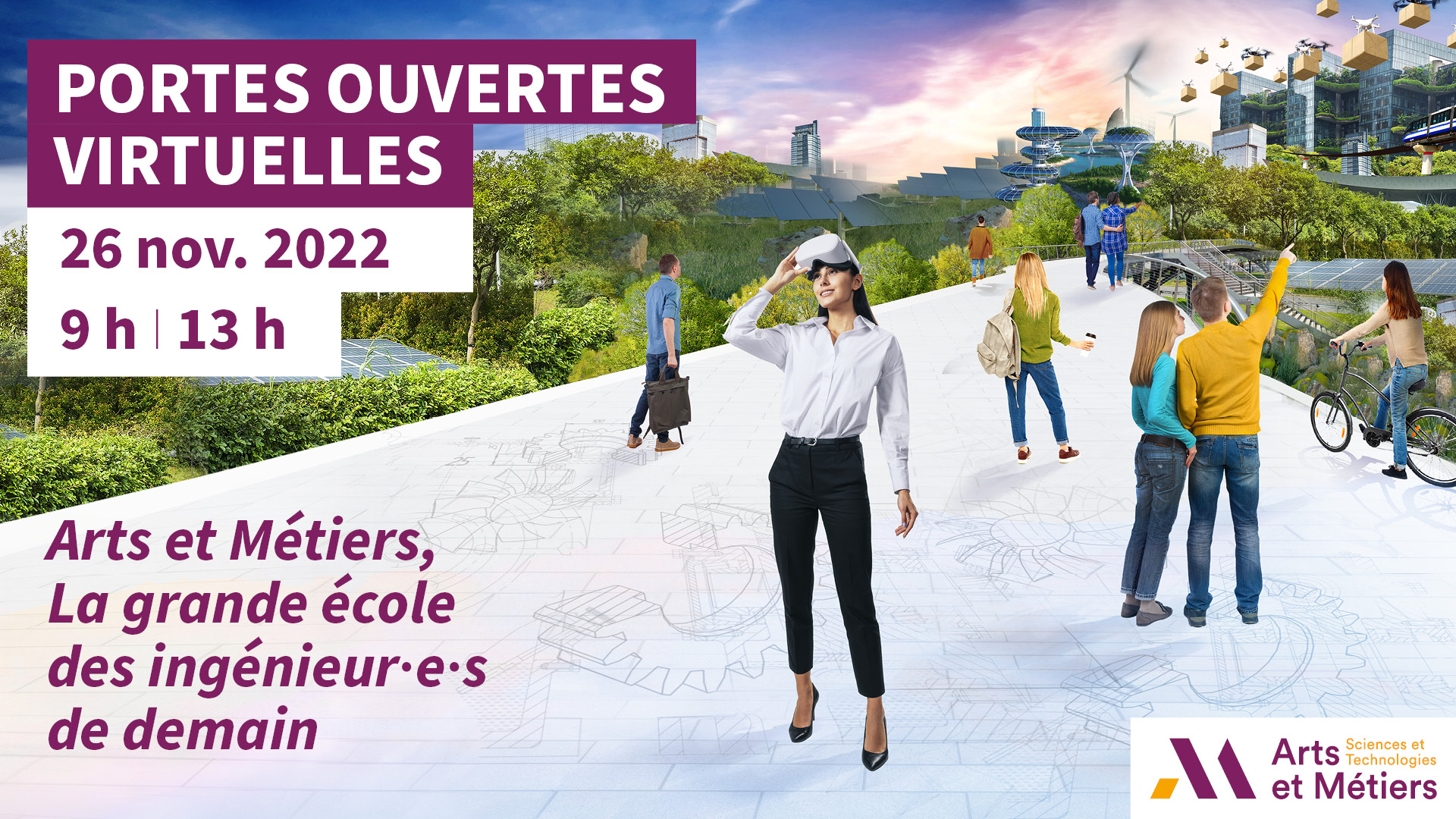 JOURNÉE PORTES OUVERTES VIRTUELLE : RENDEZ-VOUS LE 26 NOVEMBRE 2022