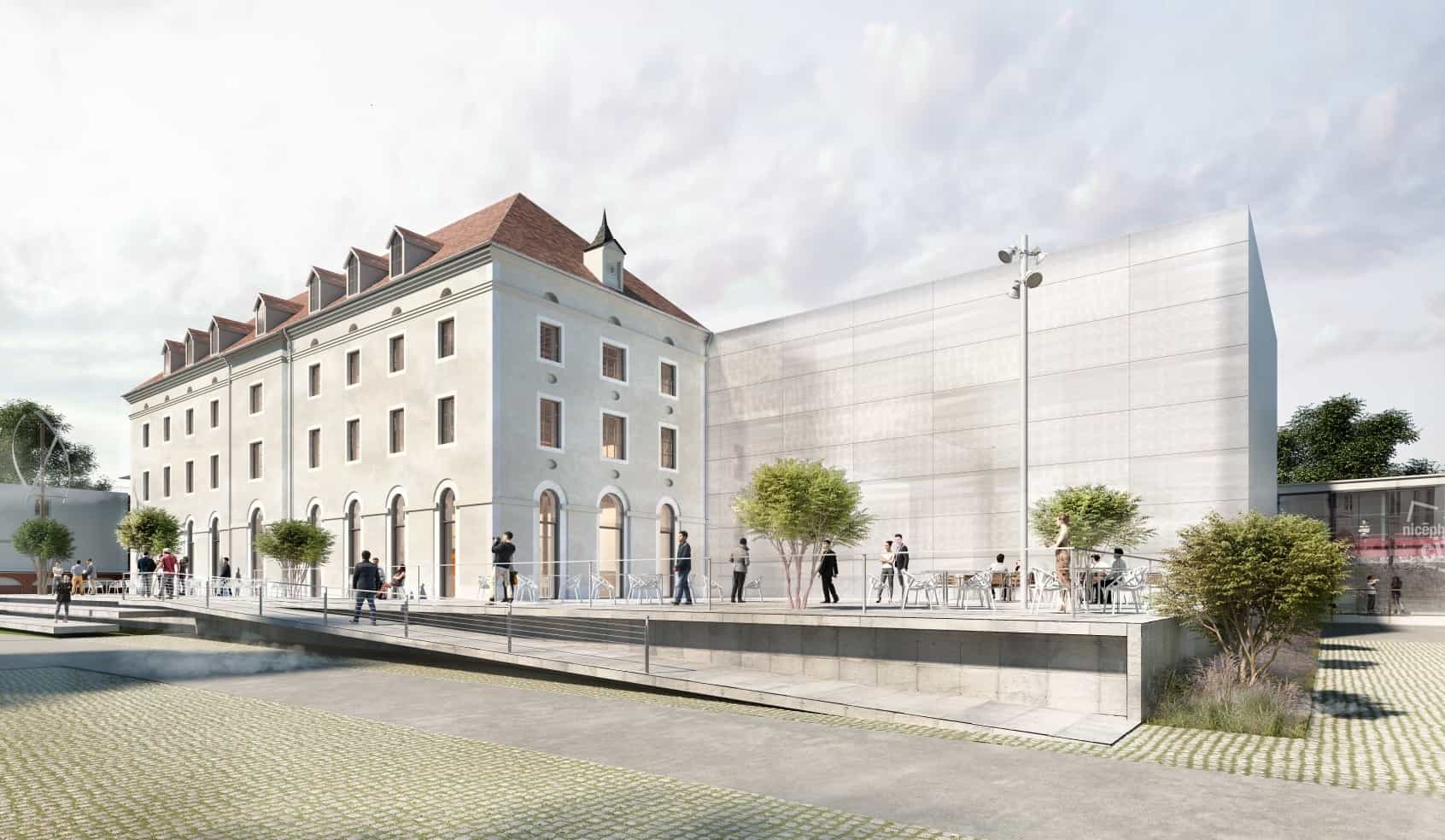 inauguration des nouveaux locaux de l'Insitut Arts et Métiers de Chalon-sur-Saône