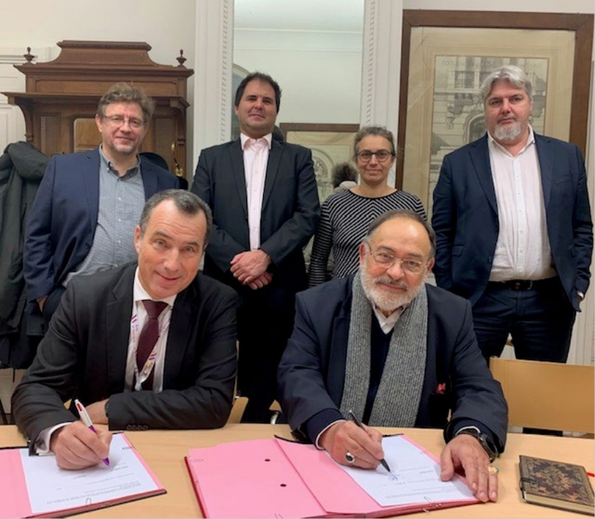 Laurent Champaney, directeur général d’Arts et Métiers et José Massol, président de DSTI