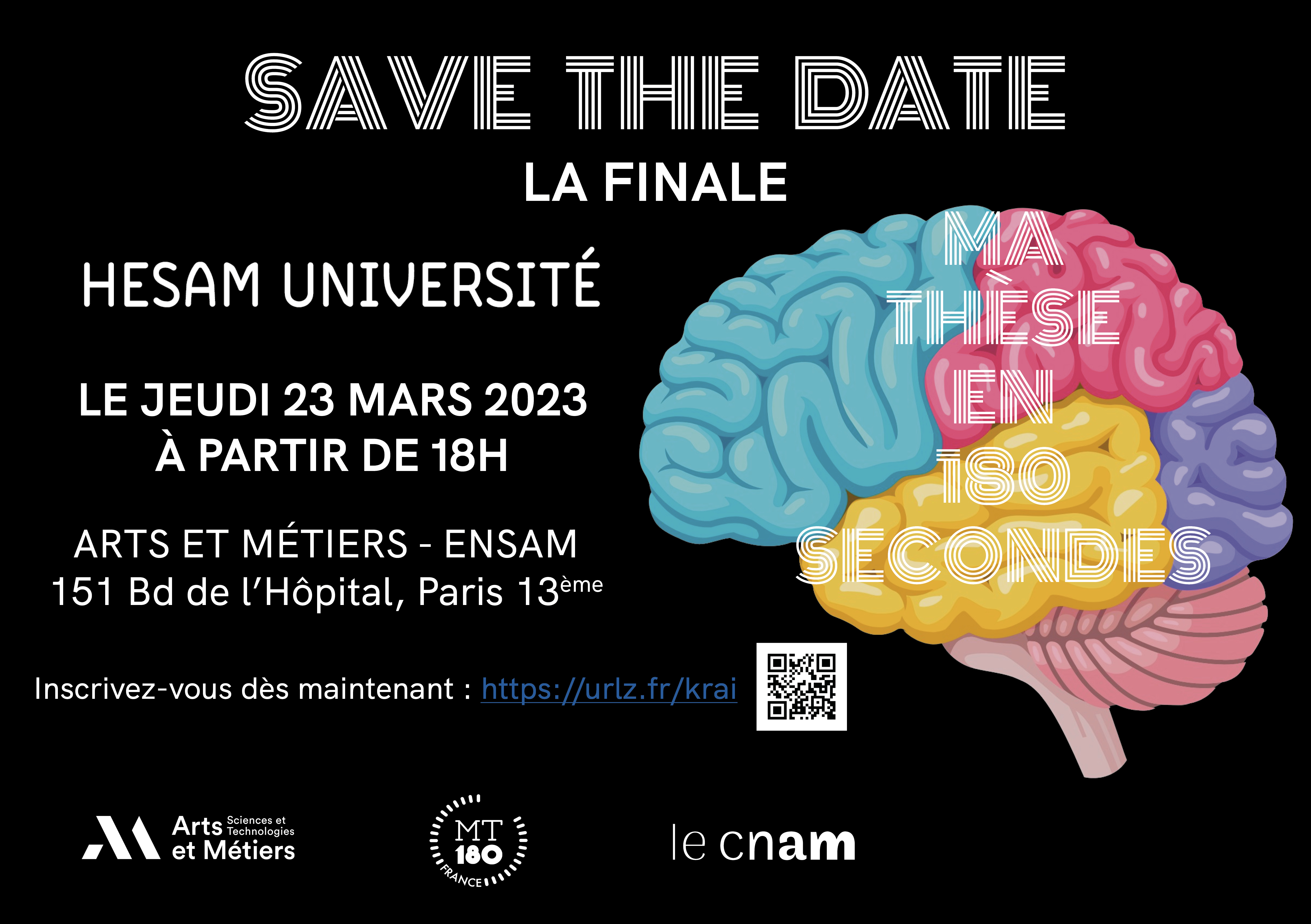 Ma thèse en 180 secondes : les candidats Arts et Métiers