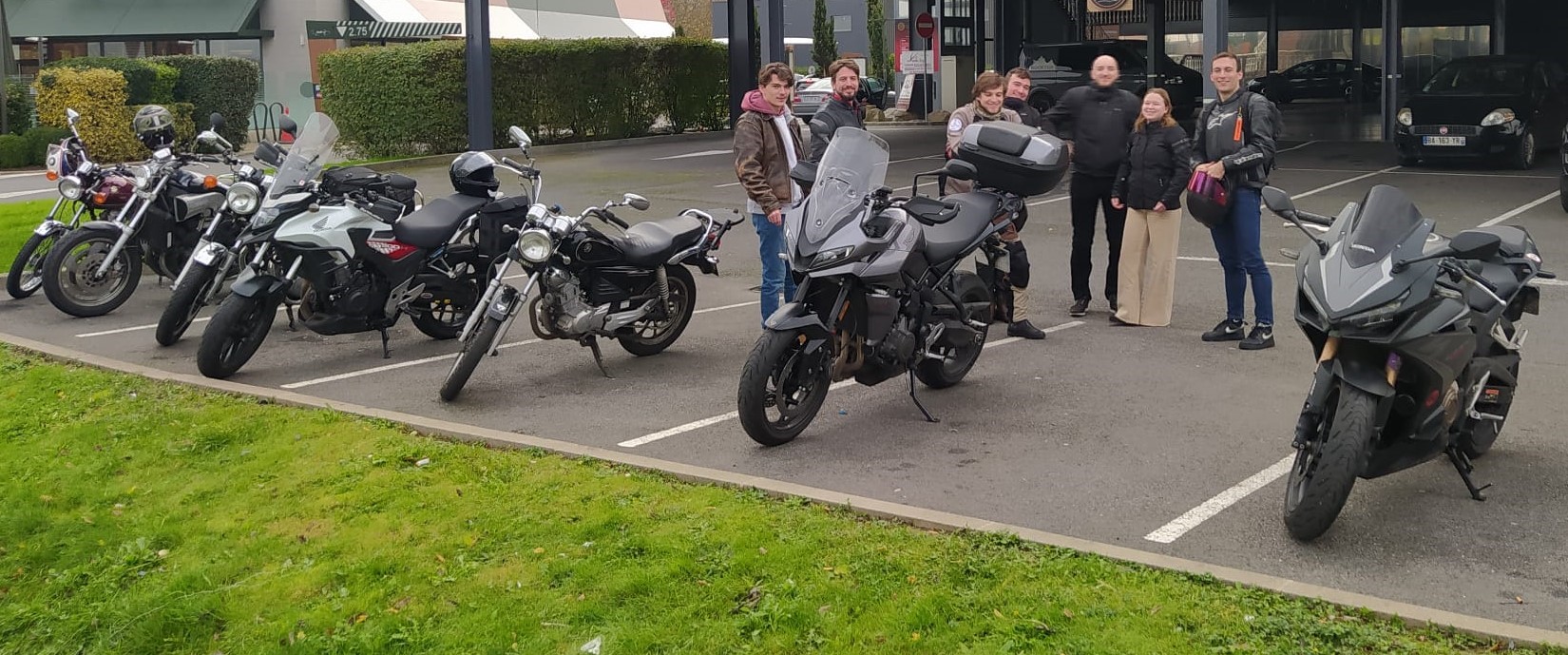 Sortie des motos