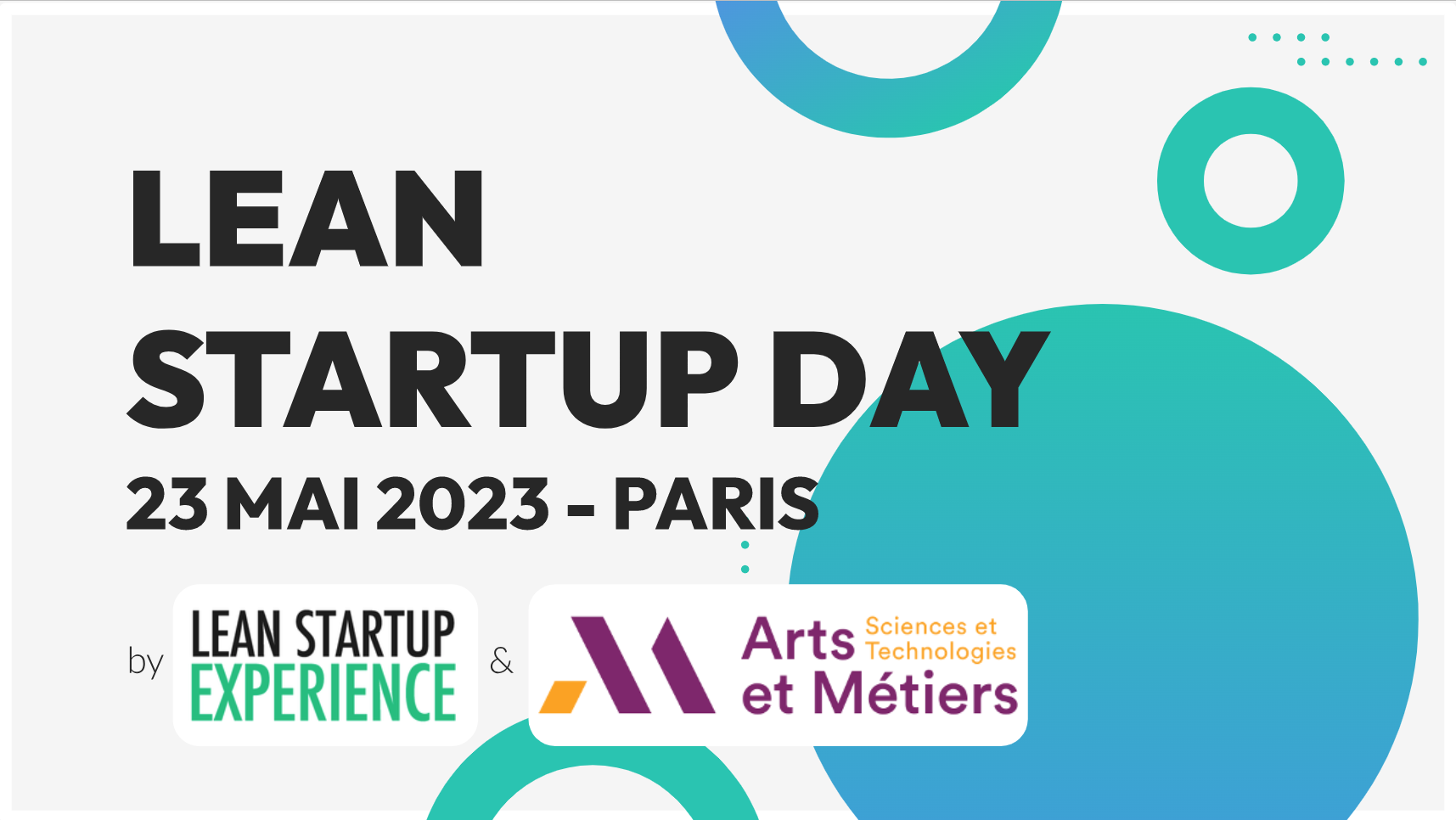 Lean Startup Day Design : Banner