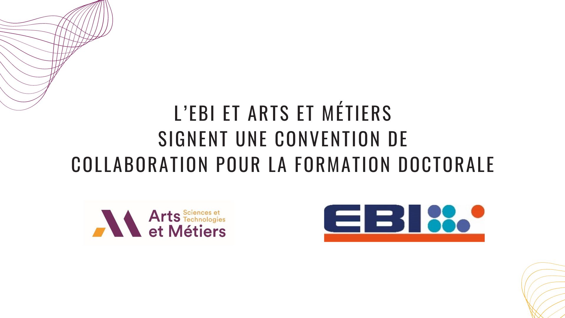 ebi et arts et métiers