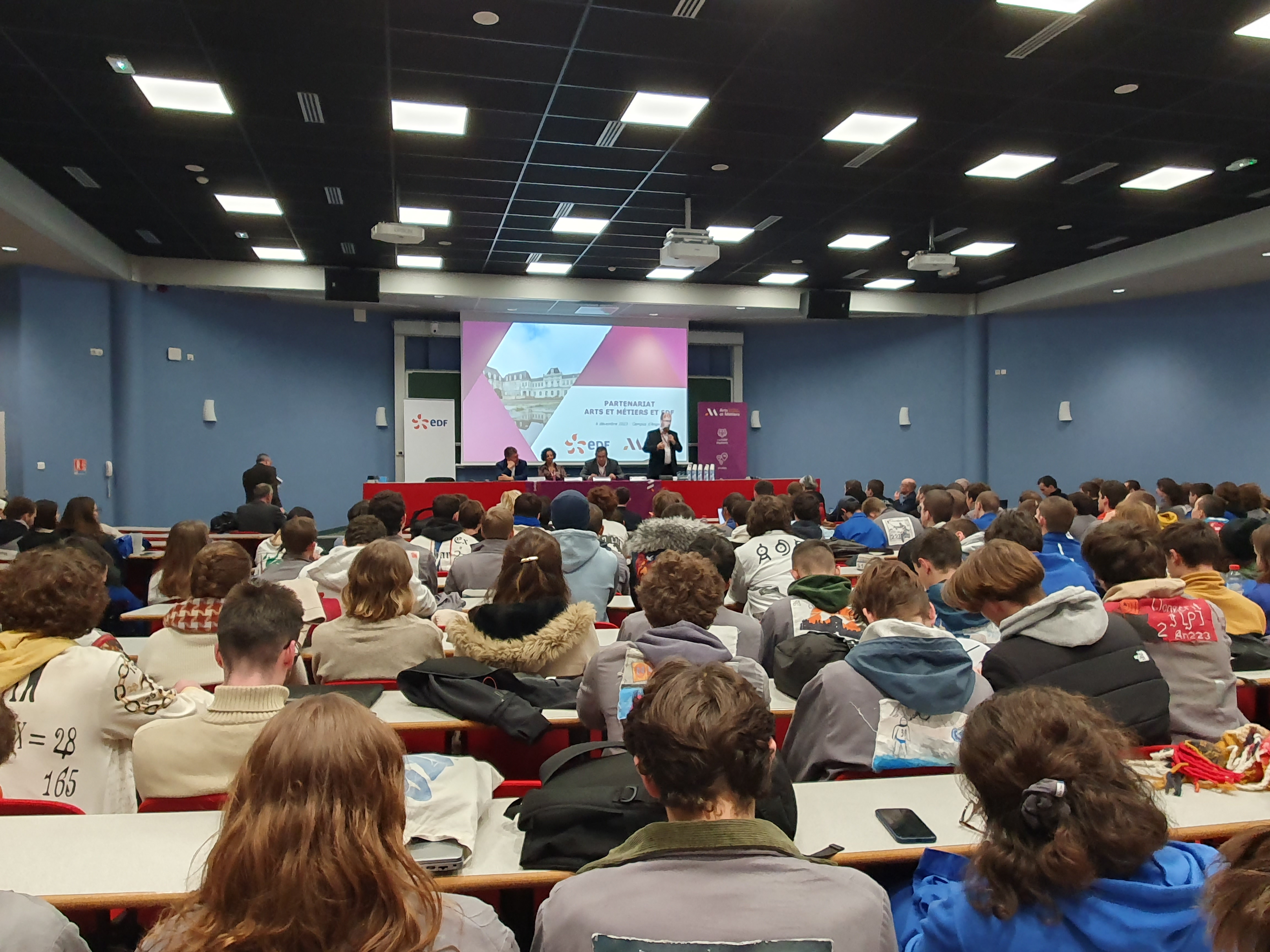 étudiants ENSAM Angers table ronde  EDF