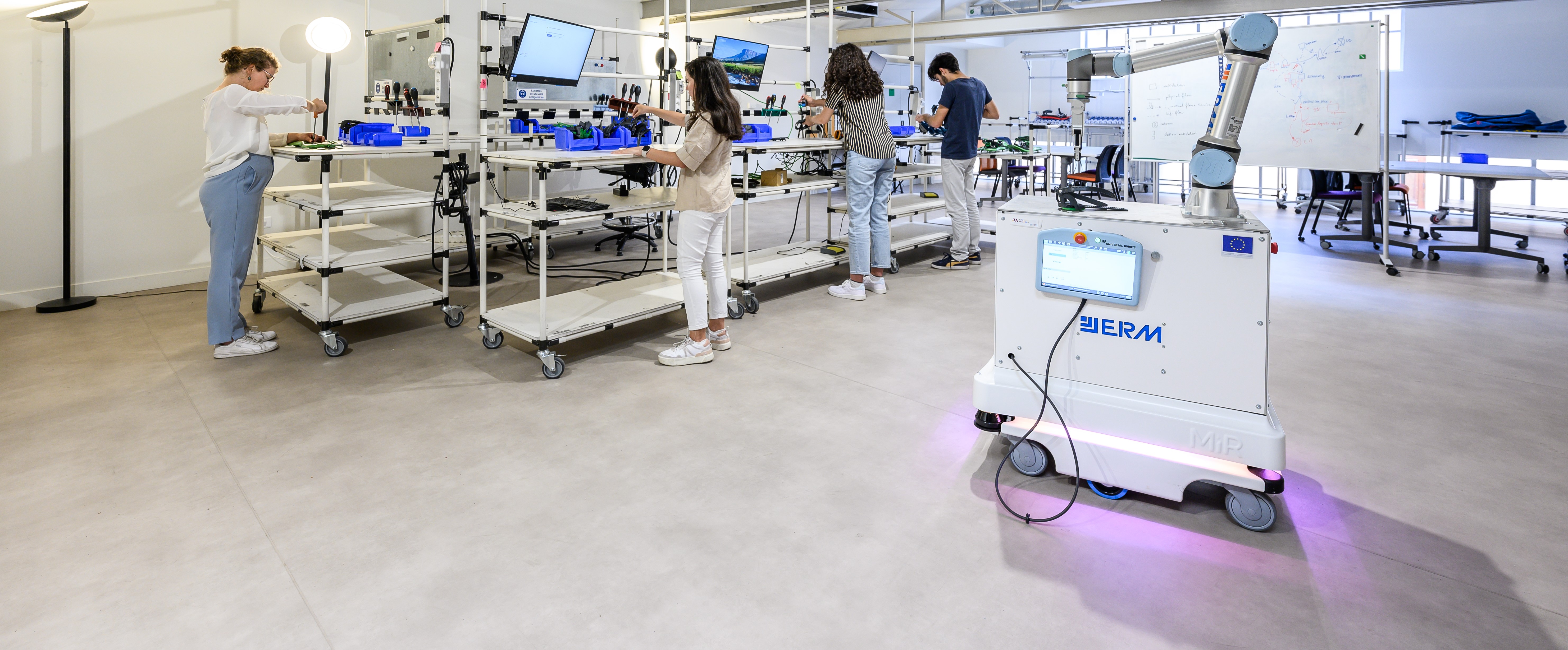 Usine connectée - Evolutive Learning Factory - Arts et Metiers