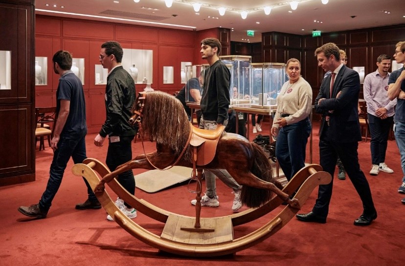 PGE de Lille en visite dans les ateliers d'Hermès