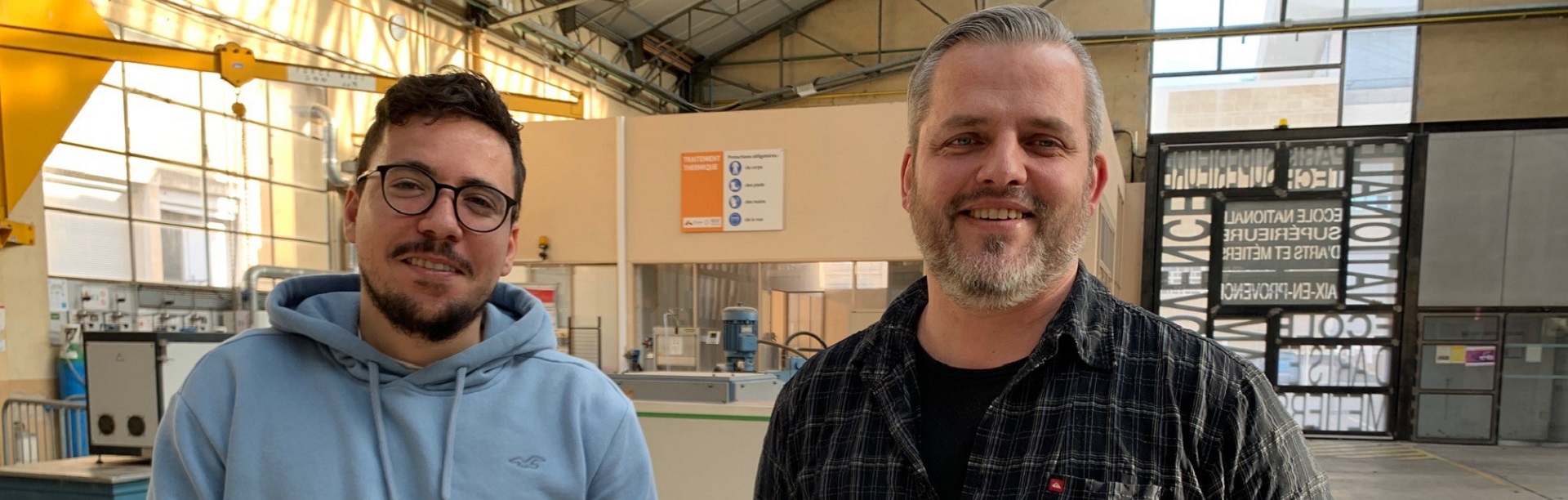 Nour-Eddine Laaden et Sébastien Jégou