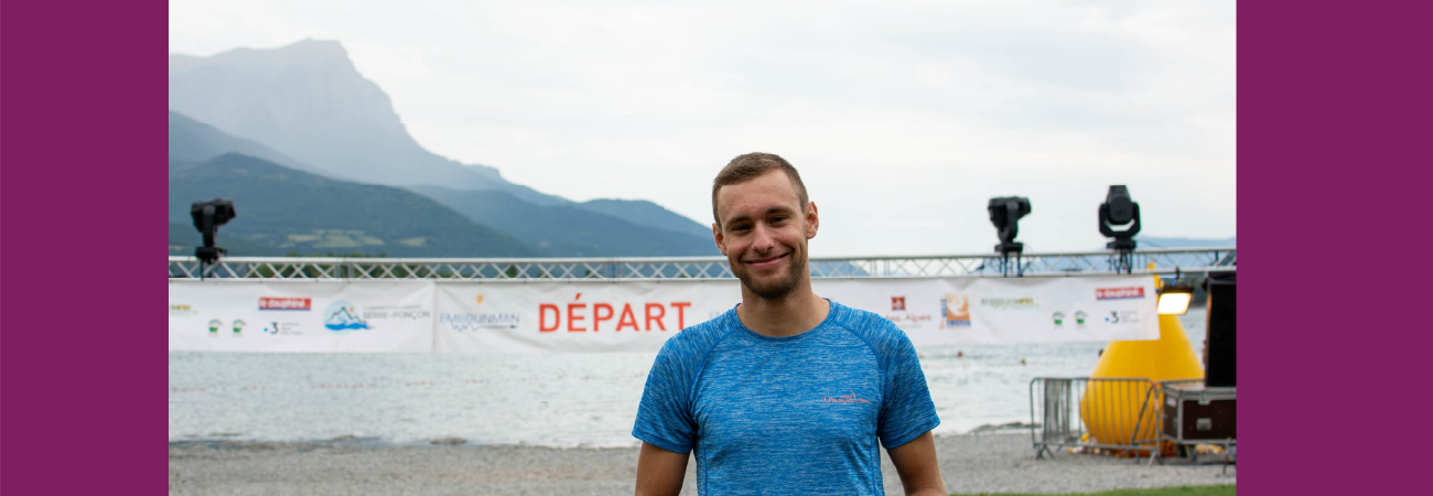 Erwan Lambert, finisher de l'Embrunman 2024