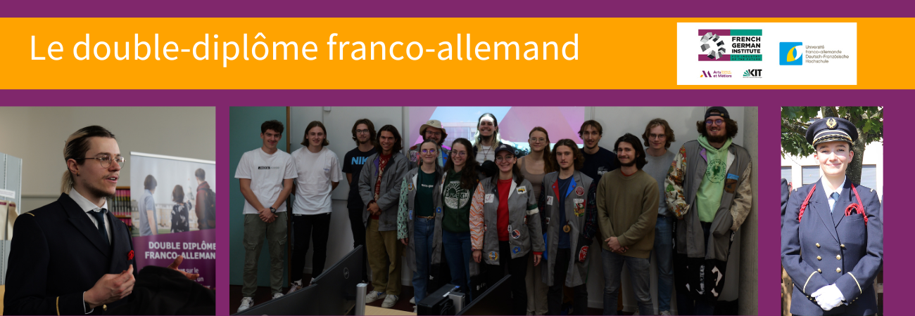 Noémie et Hubert, étudiants ingénieurs en double-diplôme d'ingénieur franco-allemand