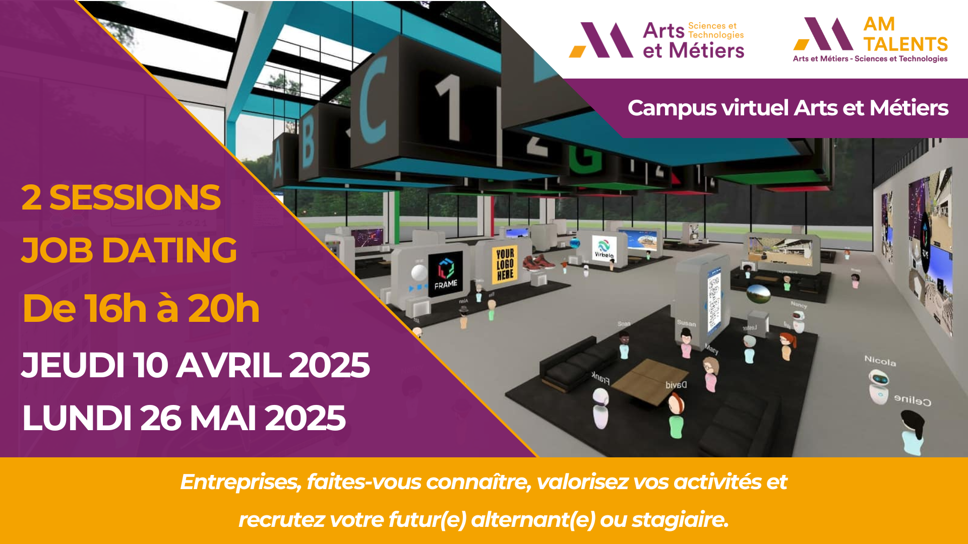 Job Dating Arts et Métiers (banner)