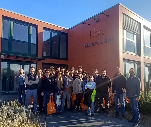 Campus de Châlons-en-Champagne : visite de site du mécène Lebronze alloys ! (banner)