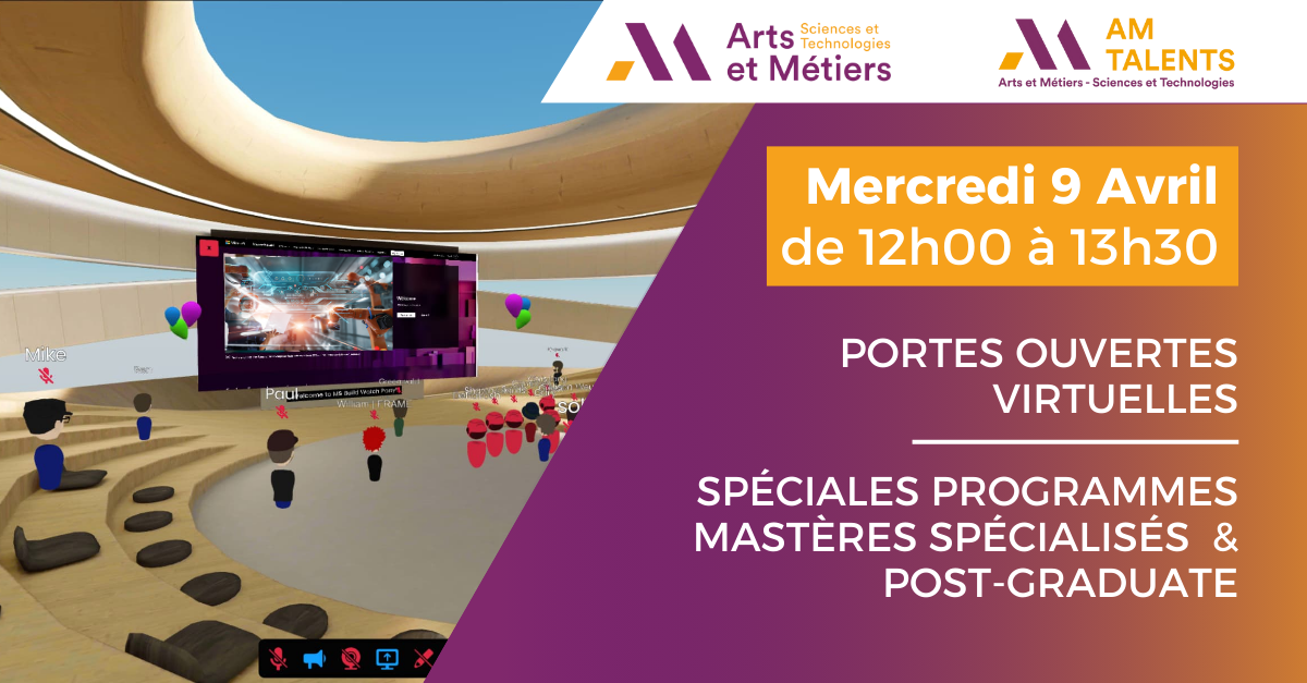 Portes Ouvertes Virtuelle - Programmes Mastères Spécialisés & Post-Graduate (banner)