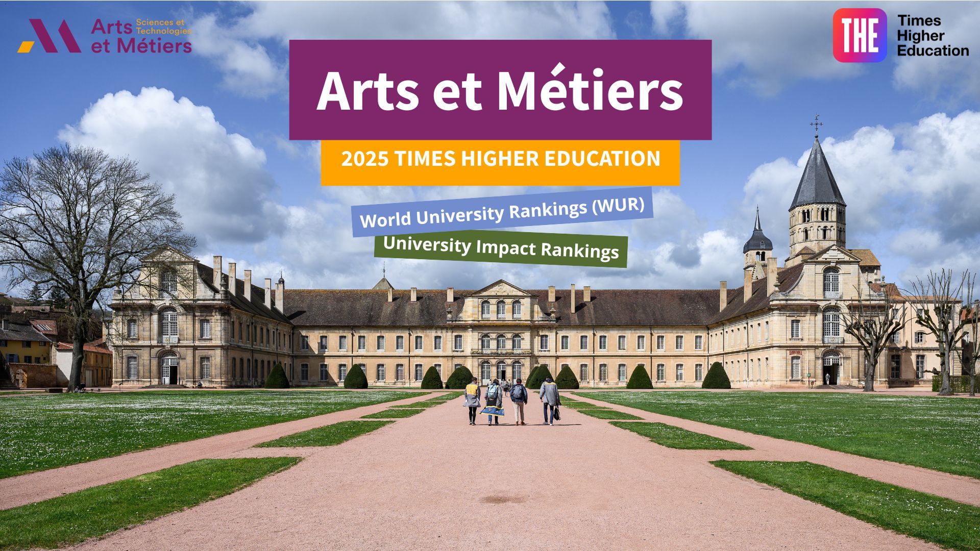 Arts et Métiers gagne des places dans le World University Rankings 2025 de Times Higher Education (banner)