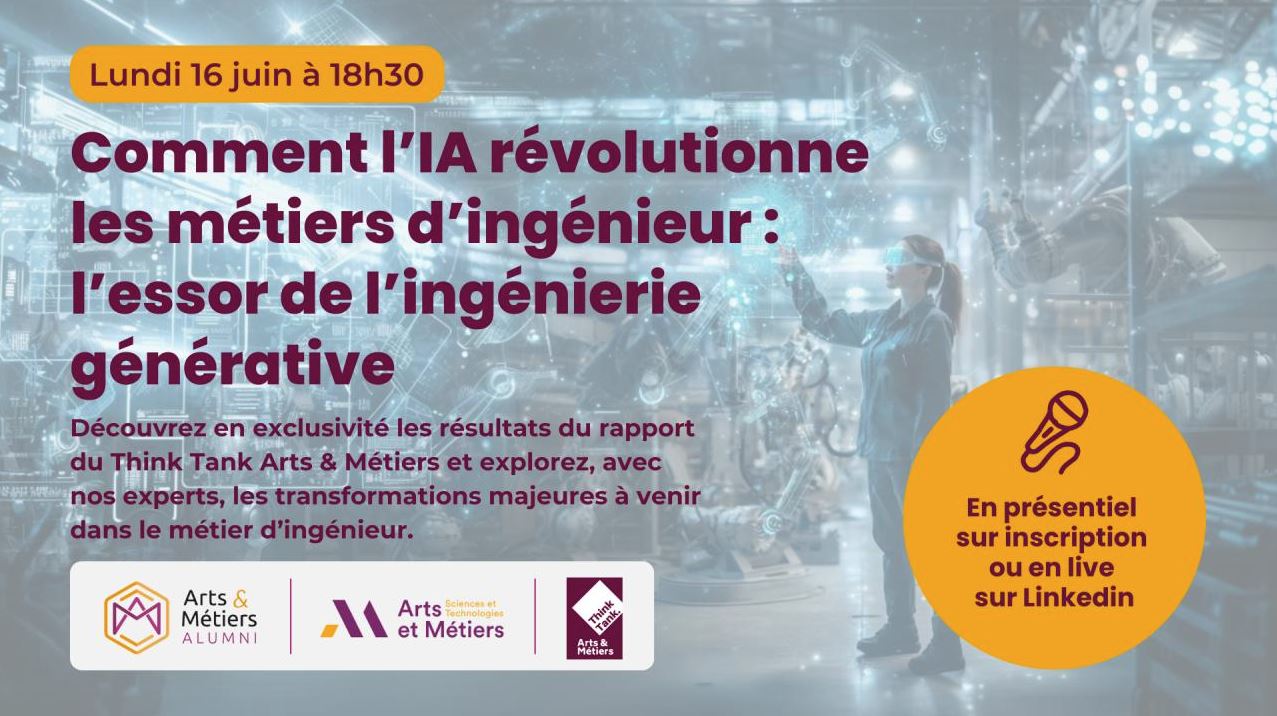 Conférence : "Comment l’IA révolutionne les métiers d’ingénieur ?"