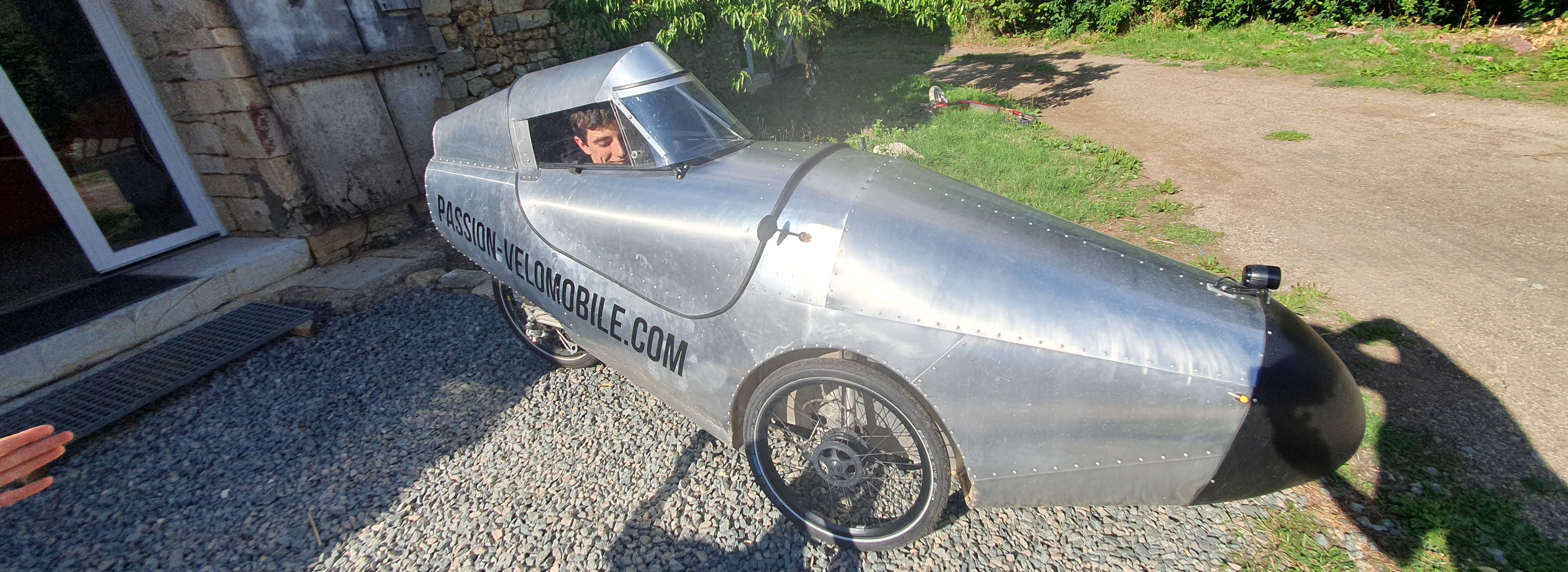 Séraphin Rossignol Vélomobile