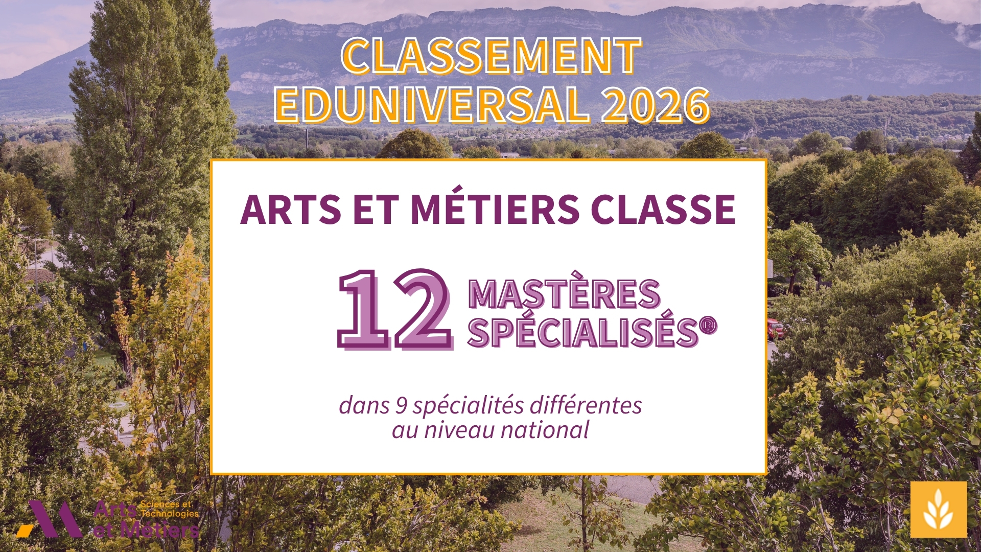 Eduniversal 2026 Arts et Métiers ENSAM