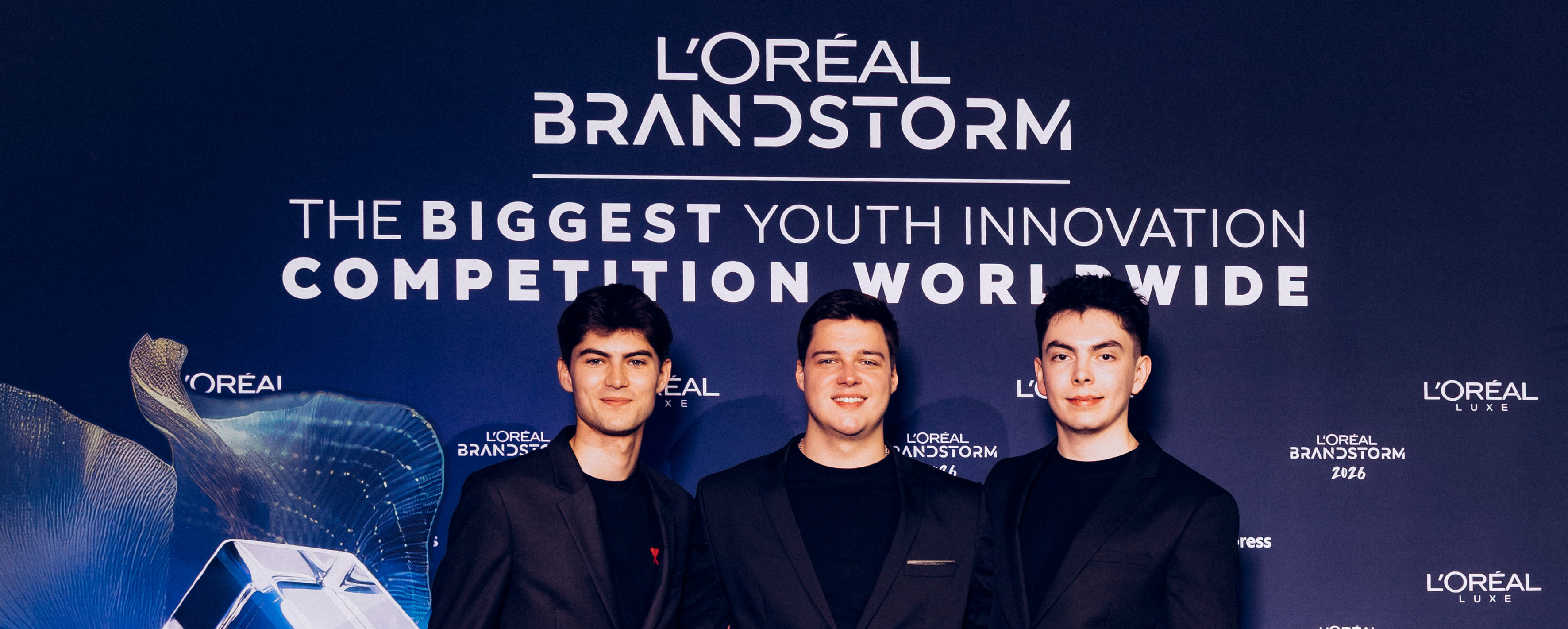 Côme, Louis et Edouard, vainqueurs de la Finale France L'Oréal Brandstorm 2026