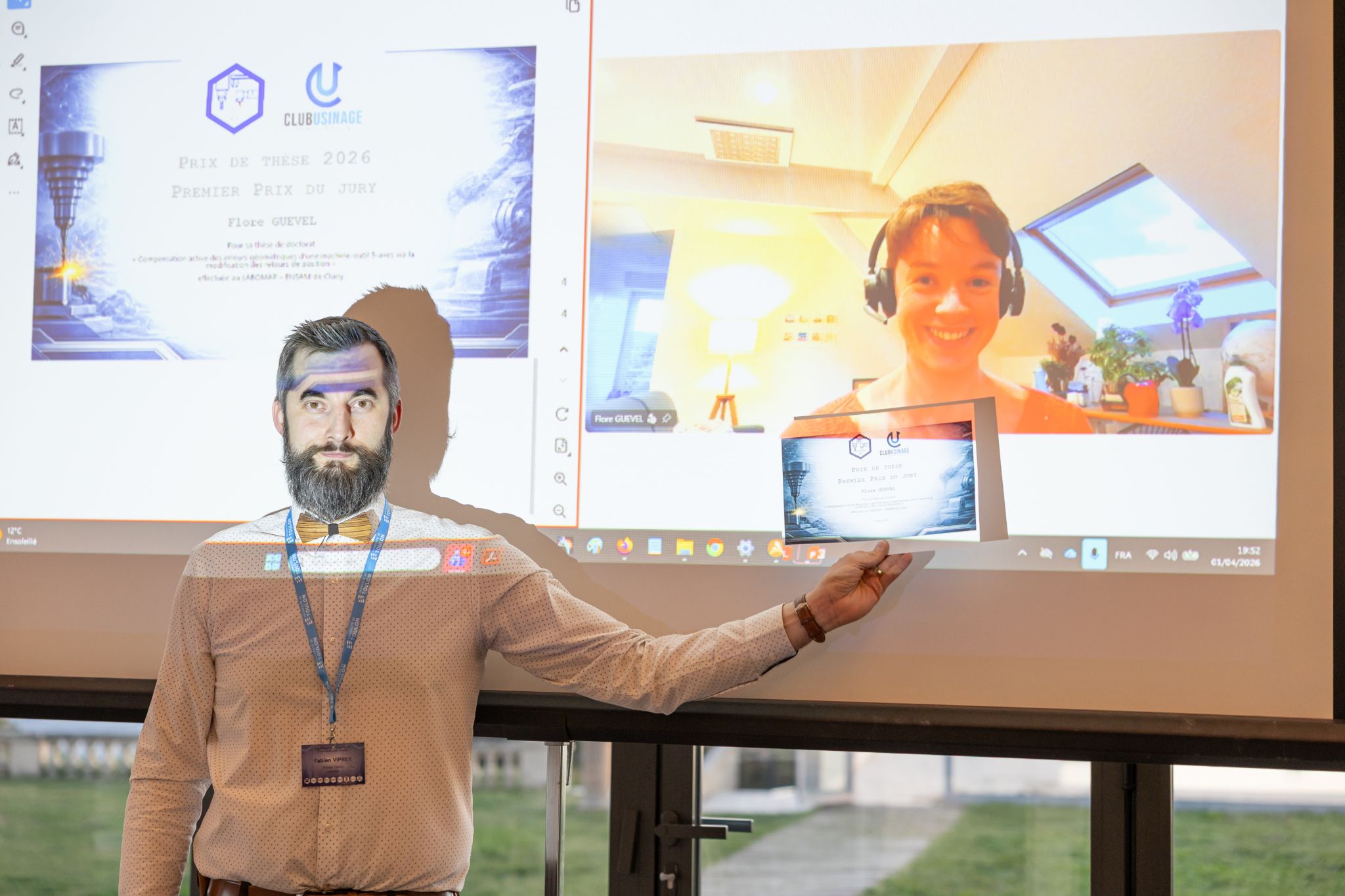 Flore Guevel lauréate du 1er prix du jury Manufacturing’21 – Club Usinage Innovation 2026