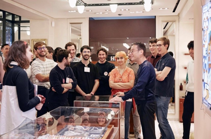 Visite de la boutique Hermès